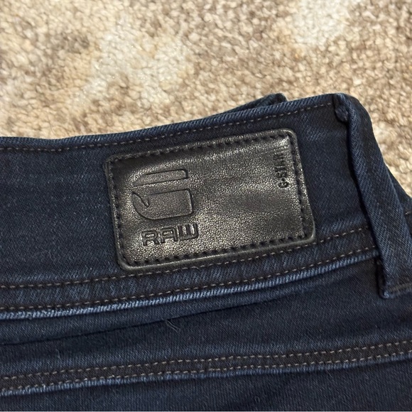 RAW G-STAR Navy 26 Mid Skinny Jeans - Picture 7 of 7